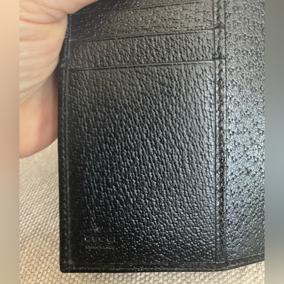 GUCCI Web Black GG Logo Agenda Notebook/Passport Cover⭐️PRiSTiNE⭐️COA⭐️ - Picture 14 of 15